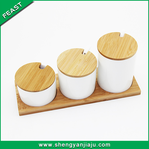 kitchen spice canister sets with bamboo stand 